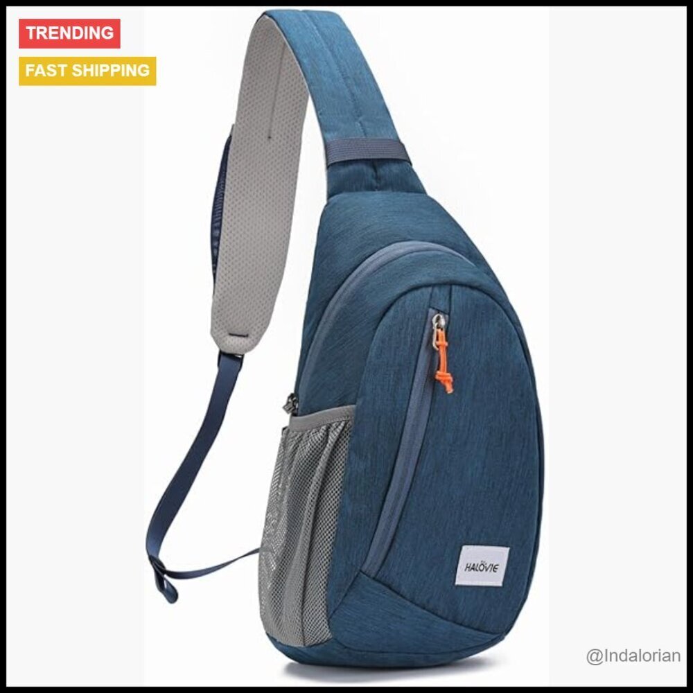 Anti Theft Crossbody Sling Bag RFID Travel Backpack Lightweight Hiking Shoulder